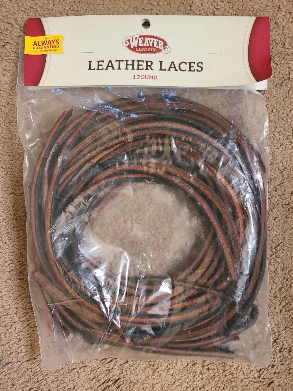 Weaver Leather Laces - 1 Pound - NWT